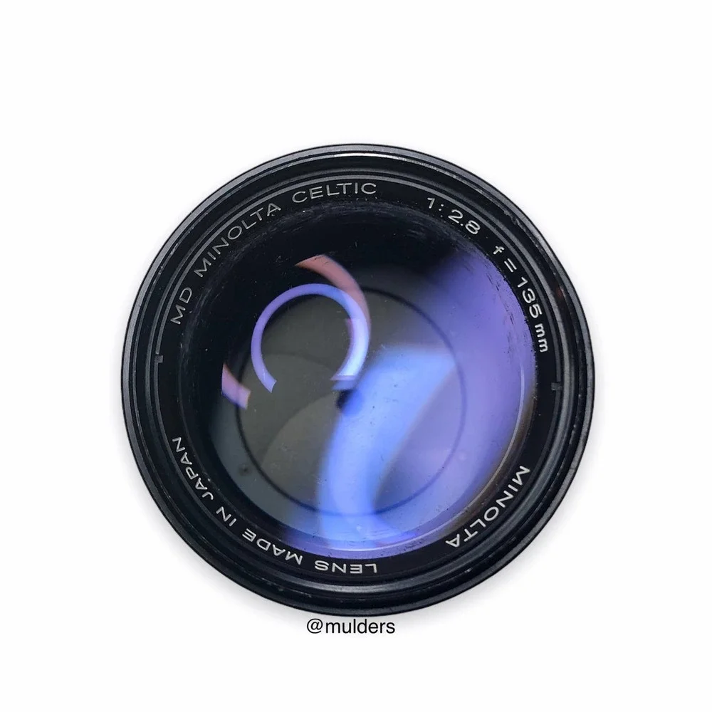 Vintage Made in Japan MD Minolta Celtic 1:2.8 135mm Lens